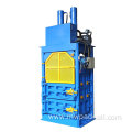 vertical cardboard baling press machine waste paper baler